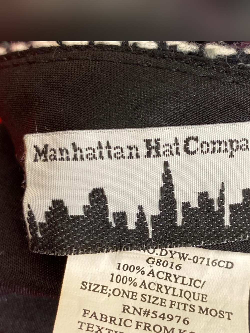 Manhattan Hat Company Purple Plaid Newsboy Cap Size One - Picture 6 of 8